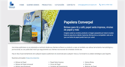 Desktop Screenshot of papeleraconverpel.com